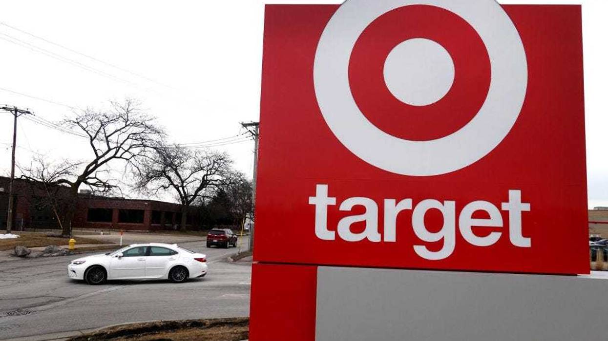A sign marks the location of a Target store on January 13, 2021 in Niles, Illinois.