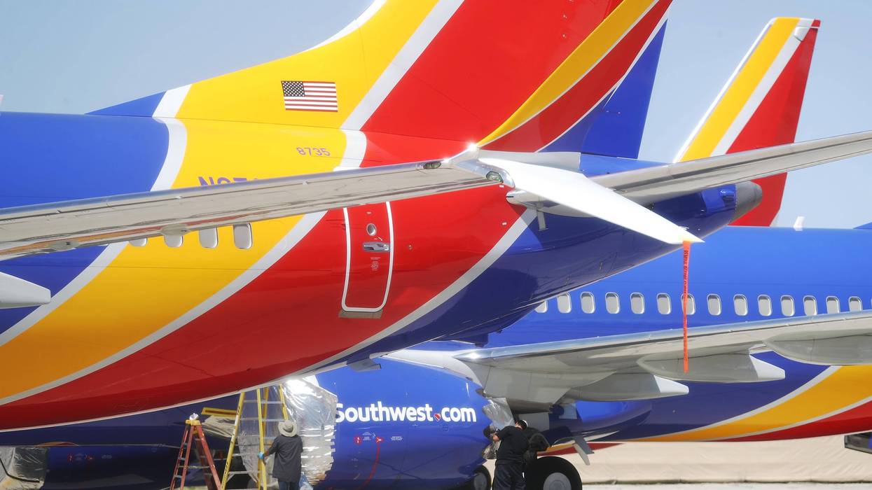 A Southwest airplane