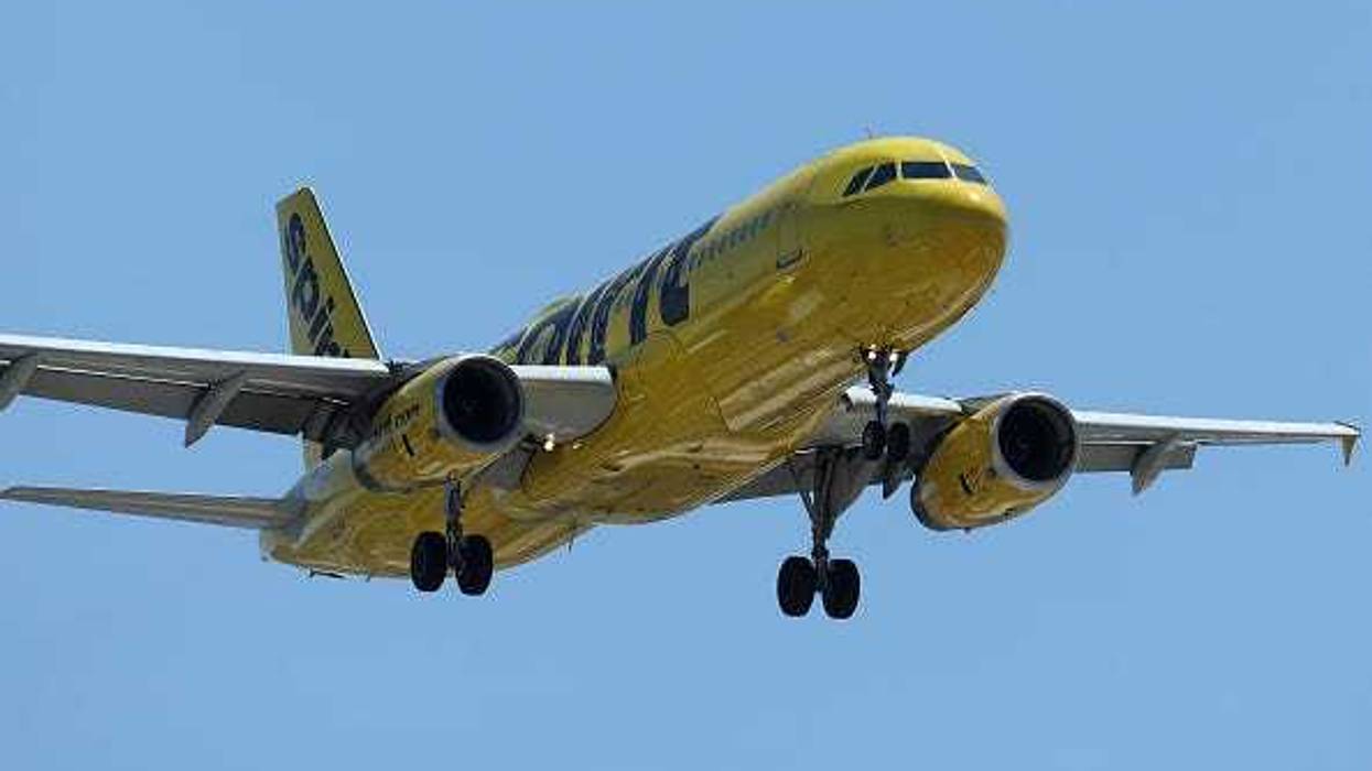 A Spirit Airlines plane prepares to land at Oakland International Airport on May 06, 2024 in Oakland, California. Budget airline Spirit Airlines reported first quarter earnings that fell short of analyst expectations with an adjusted net loss of $160 million. Stock fell nearly 10 percent on the news that the airline is forecasting a loss in the next quarter.