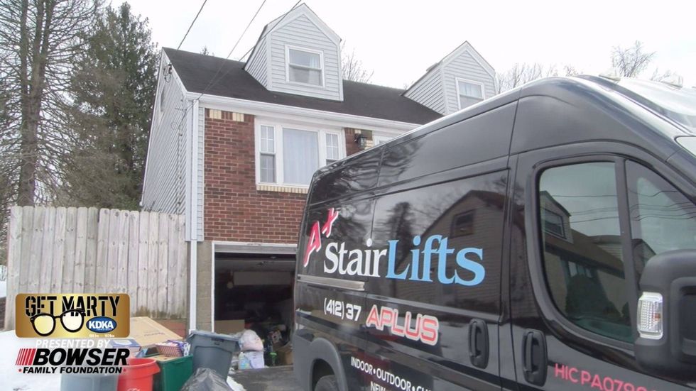 A+ Stairlifts made it possible for this family to get around inside their home.