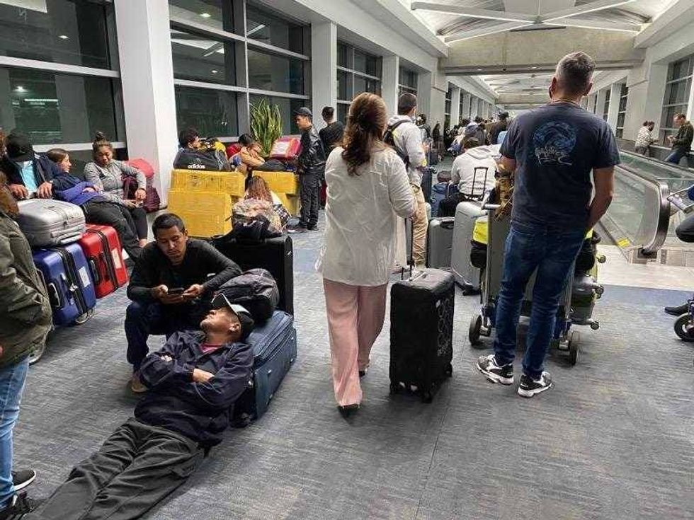 A suspect is in custody after the international terminal at San Francisco International Airport was evacuated late Friday due to a "suspicious device" labeled as "possibly incendiary."