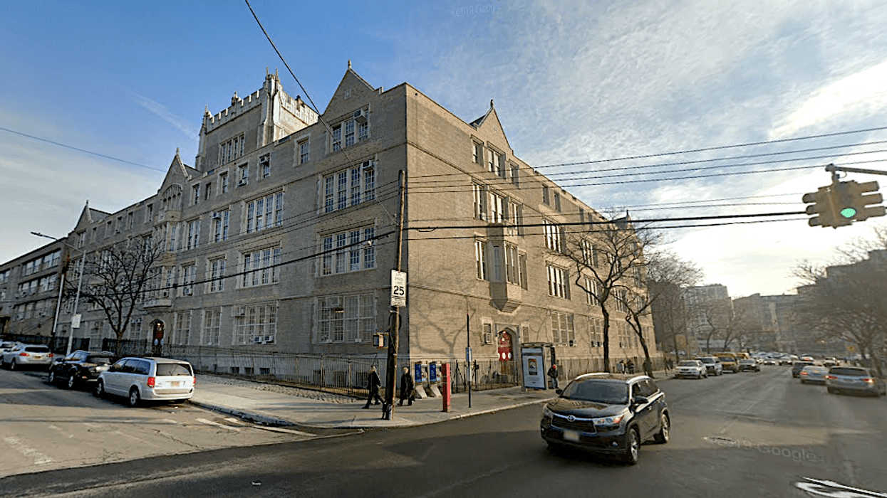 A teen boy was stabbed outside Flushing High School in Queens on Tuesday morning, police said