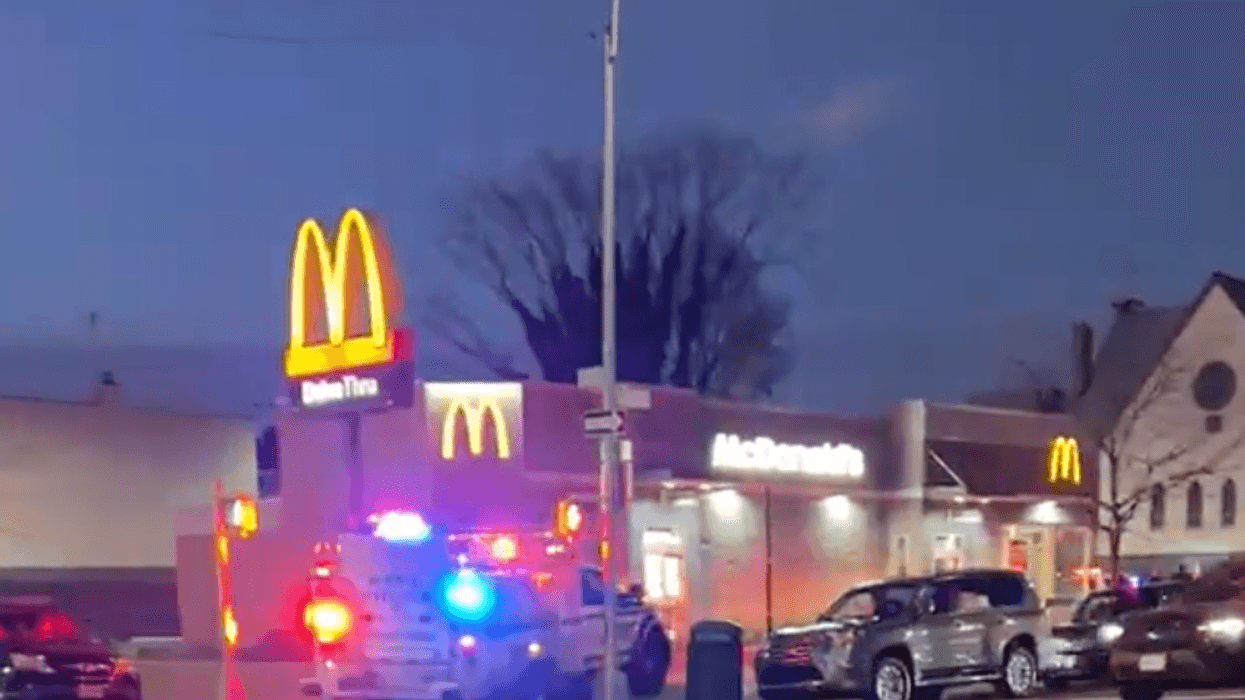 A teen was stabbed at a Astoria McDonald's Monday afternoon.