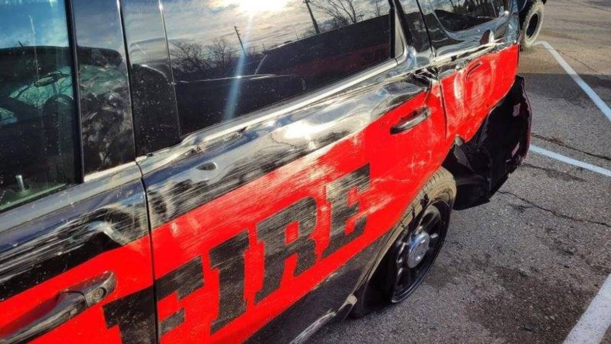 A top fire official in Washtenaw County is recovering after a semi truck plowed into his emergency vehicle early Thursday morning as he directed traffic around a different crash on I-94.