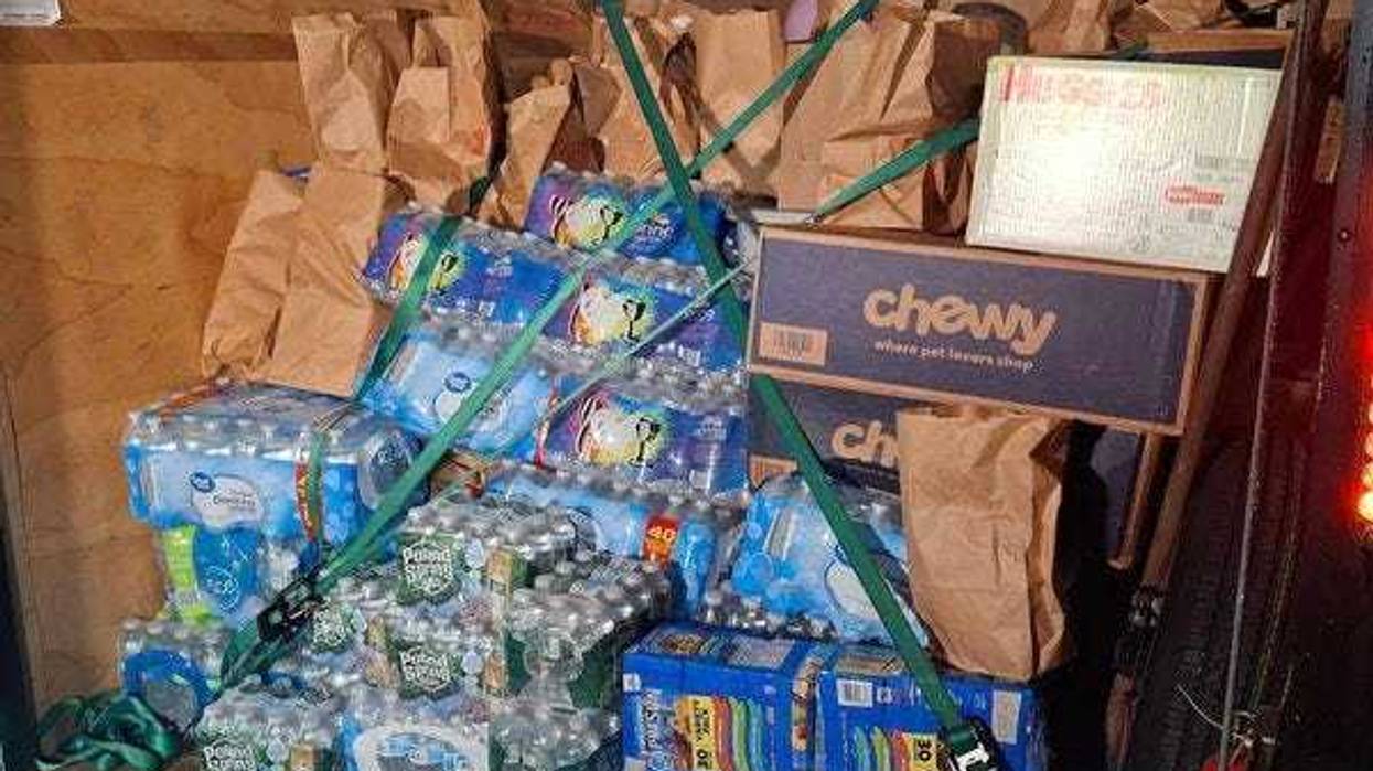 A truckload of supplies to help Hurricane Helene victims