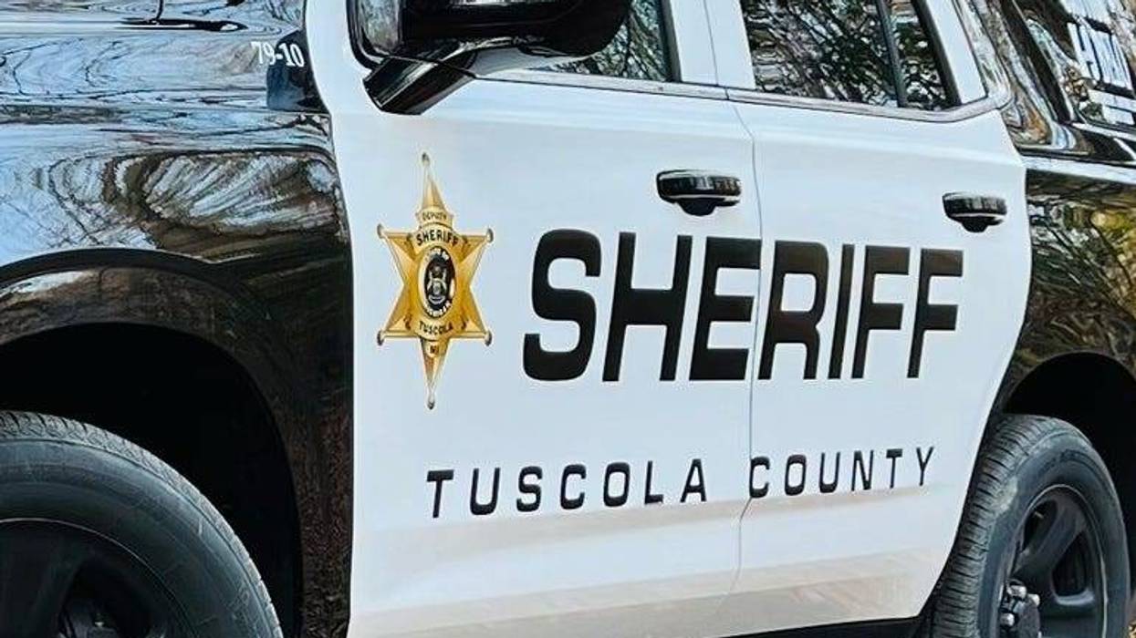 A Tuscola County sheriff's deputy had to airlifted to a hospital on Friday night after he was struck by an alleged drunk driver while helping a disabled motorist along M-24 near Saginaw.