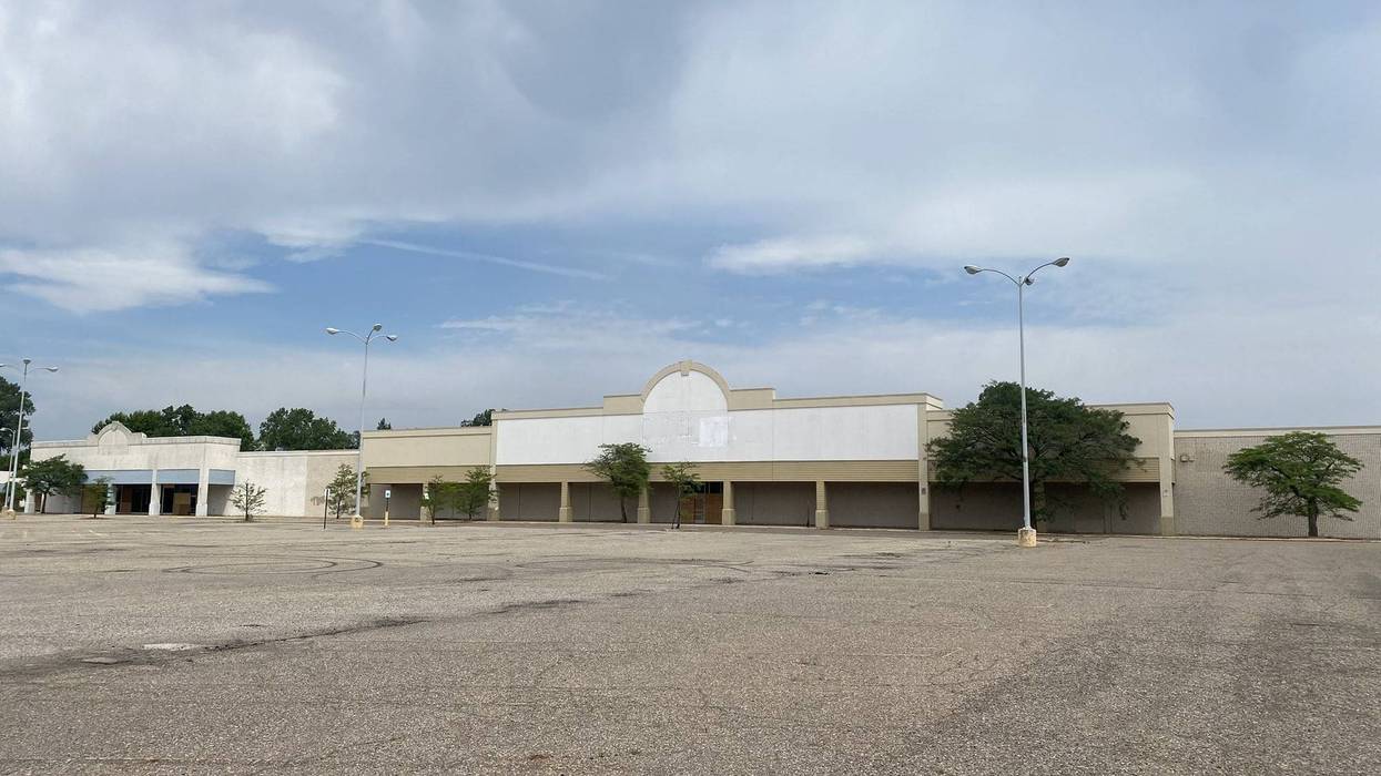 A vacant Kmart in Livonia stands on what could be the site of a new Meijer store, along with some townhomes.