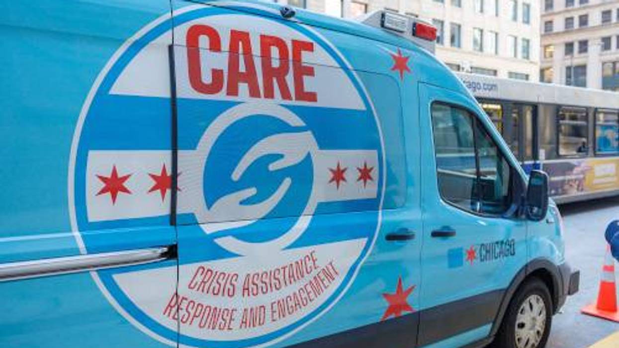 A van used by Chicago's Crisis Assistance Response and Engagement (CARE) team.