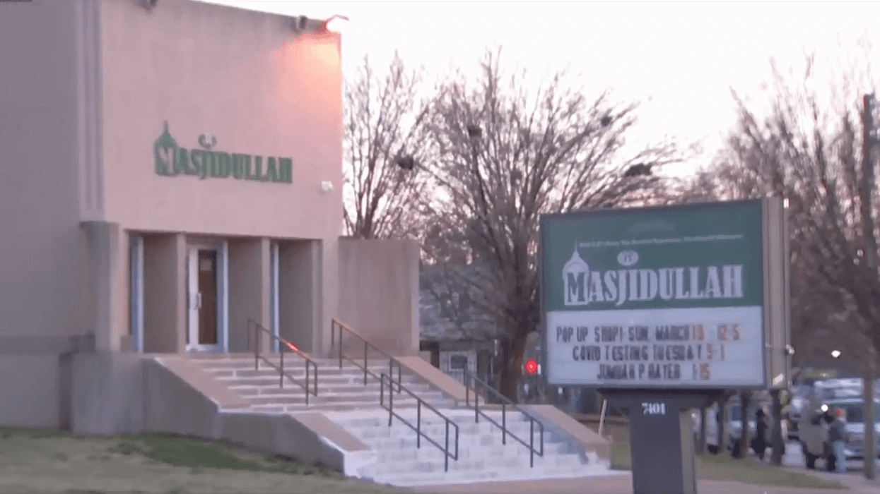 A vandal defaced the Masjidullah Center for Human Excellence in West Oak Lane.