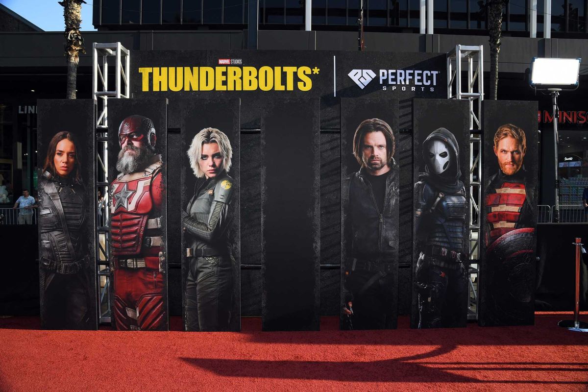 A view of atmosphere during the World Premiere of Marvel Studios' "Thunderbolts*" at Dolby Theatre in Hollywood, California on April 28, 2025.