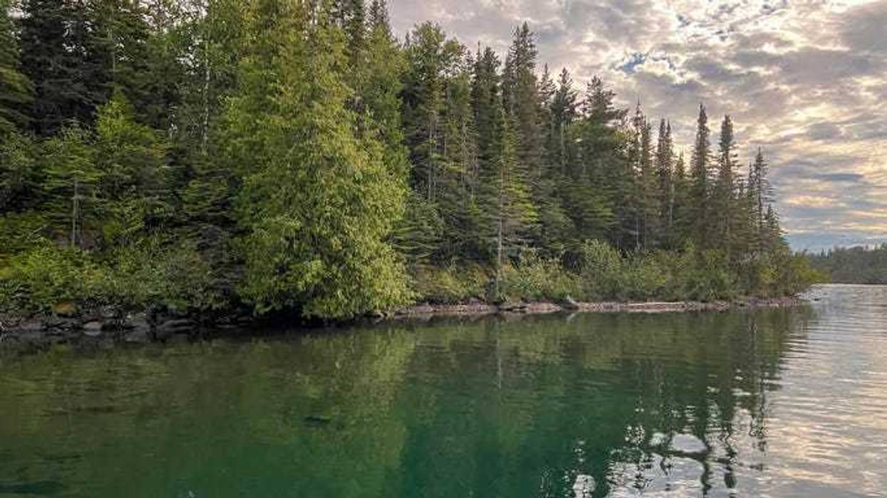 A view of Isle Royale in Lake Superior.