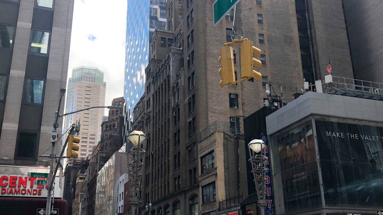 A view of Manhattan's Diamond District on West 47th Street in Midtown.