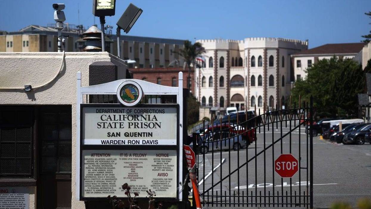 A view of San Quentin State Prison on June 29, 2020 in San Quentin, California.