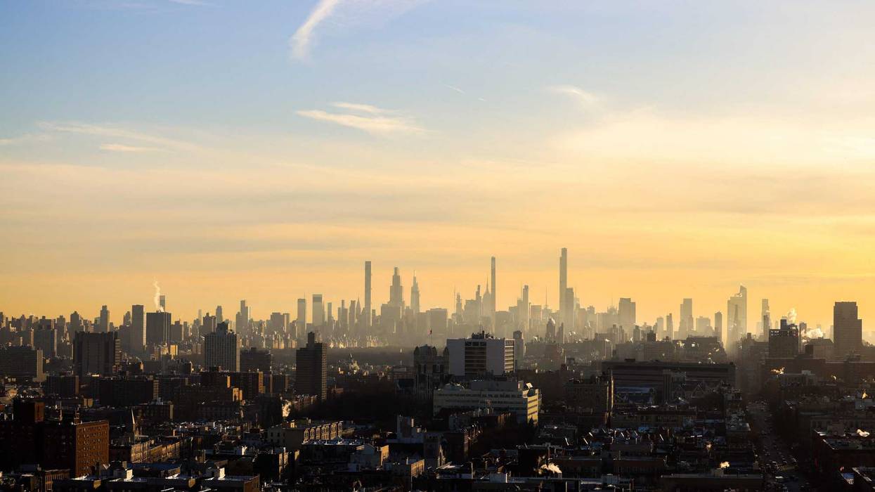 A view of the Manhattan skyline from the Hamilton Heights neighborhood in New York City on Dec. 23, 2024.