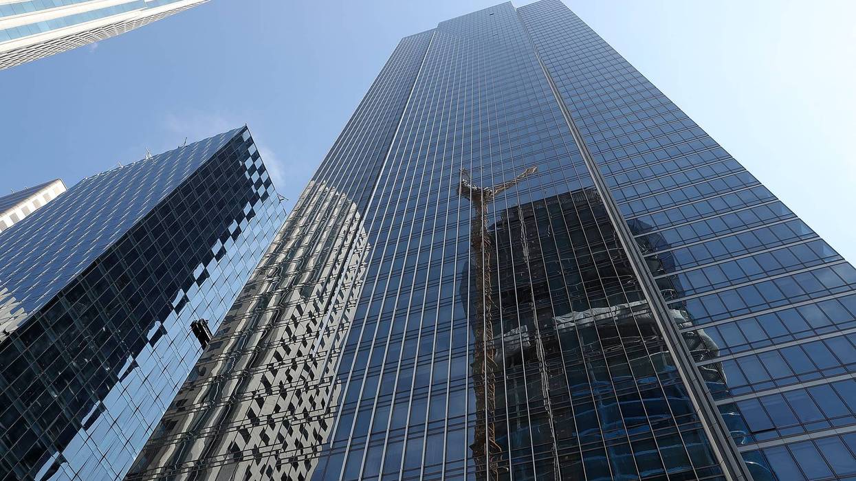A view of the Millennium Tower on August 11, 2016 in San Francisco, California.