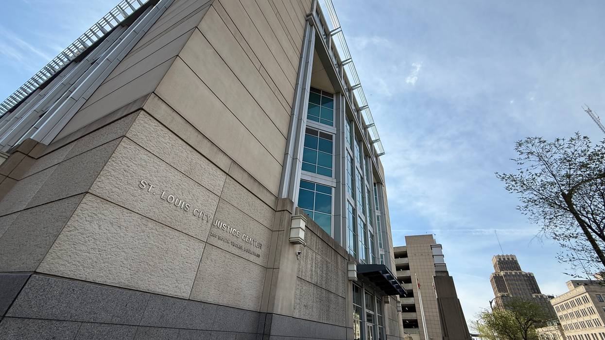 A view of the St. Louis City Justice Center in March, 2025
