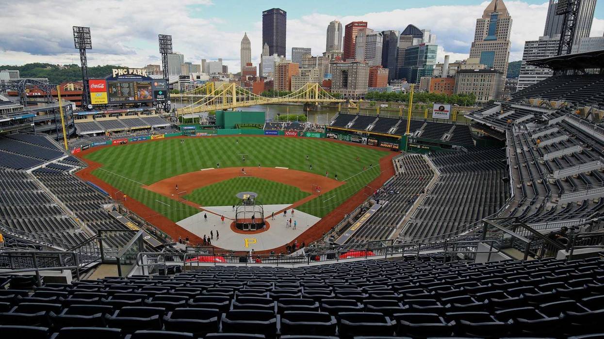A view of the stadium prior to the game of the Miami Marlins against the Pittsburgh Pirates at PNC Park.