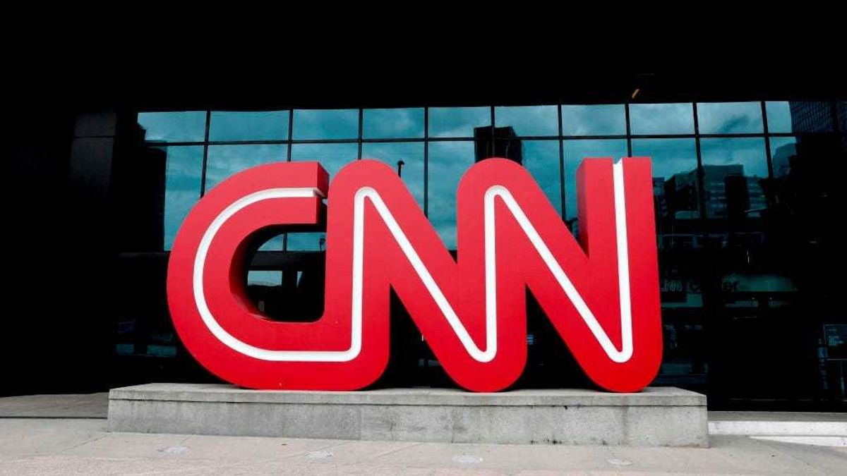 A view of the world headquarters for the Cable News Network (CNN) on March 15, 2022 in Atlanta, Georgia.