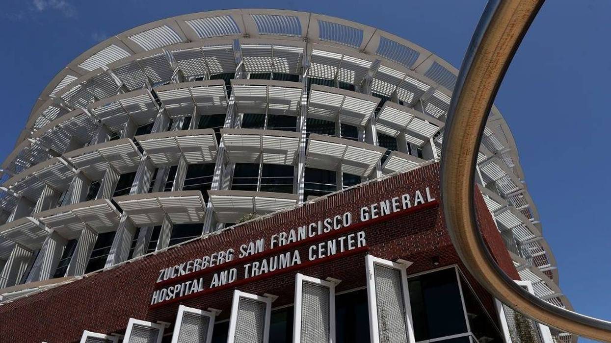 A view of the Zuckerberg San Francisco General Hospital and Trauma Center on May 16, 2018 in San Francisco, California.