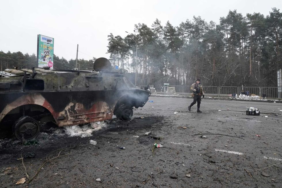 A volunteer of Ukraine