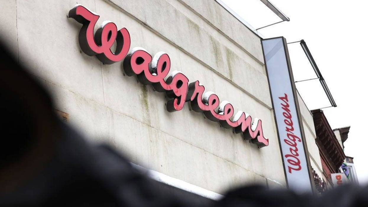A Walgreens signage is seen in the Flatbush neighborhood of Brooklyn on February 09, 2021 in New York City.
