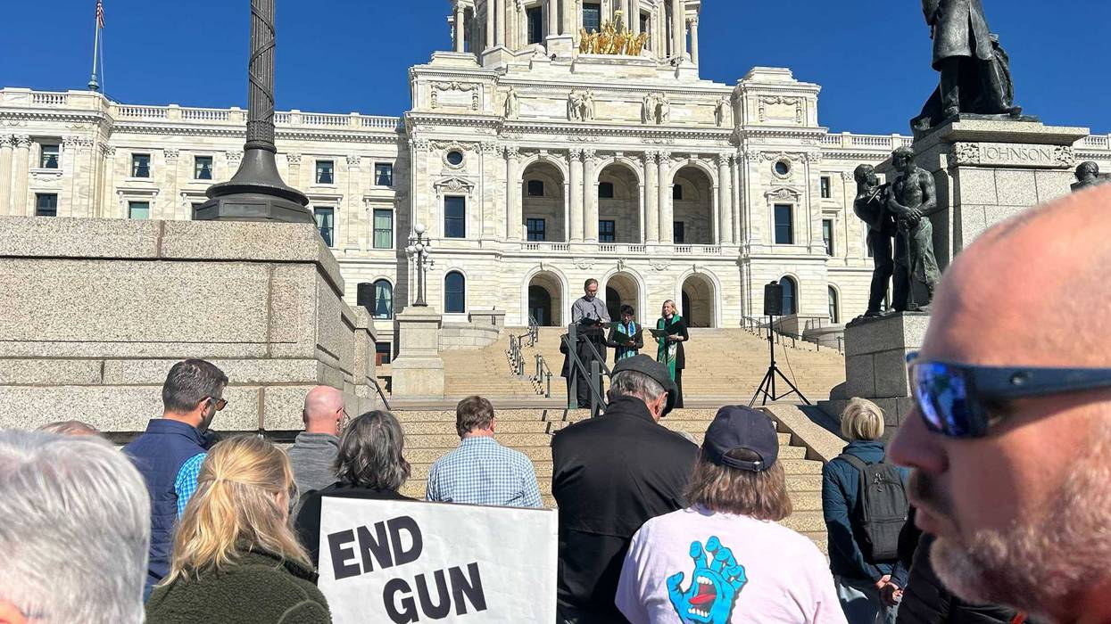 A week of public prayer began Wednesday at the Minnesota state capitol in St. Paul, as faith leaders from across the state ask lawmakers for a ban on assault weapons.