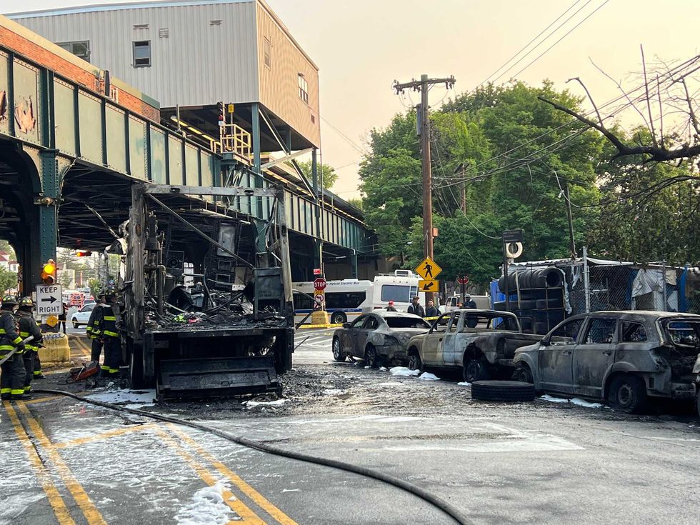 A witness described the scene as something out of a "horror movie"