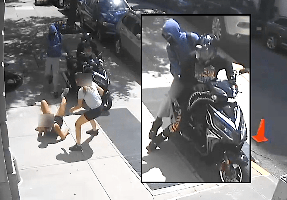 A woman fended off a pair of would-be chain-snatchers on the Upper East Side over the weekend