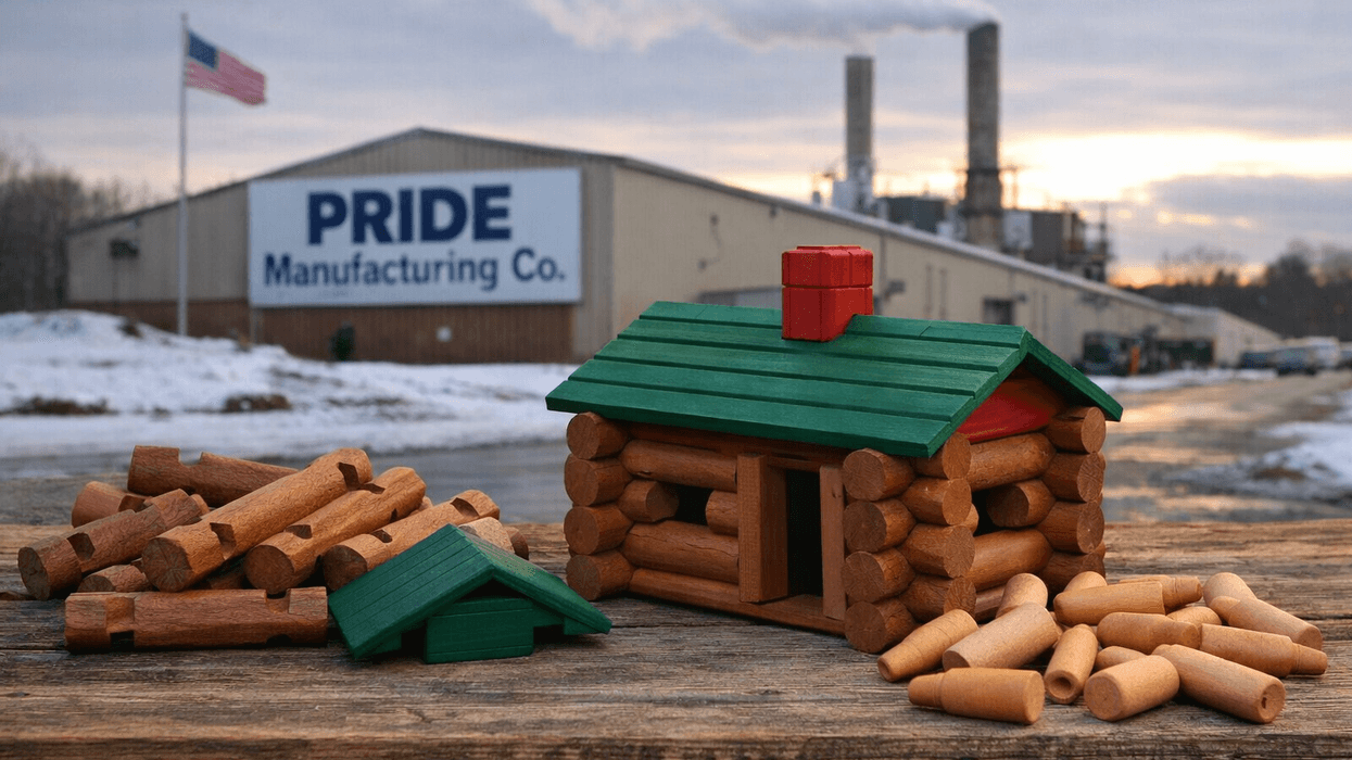 A wood products factory in Burnham, Maine that makes Lincoln Logs along with golf tees and wooden cigar tips is scheduled to shut down on April 14, 2026, marking the end of domestic production for the classic toy.