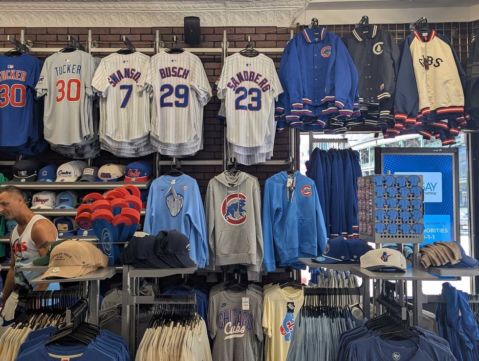 A worker at Wrigleyville Sports says Ryno gear is flying off the shelves