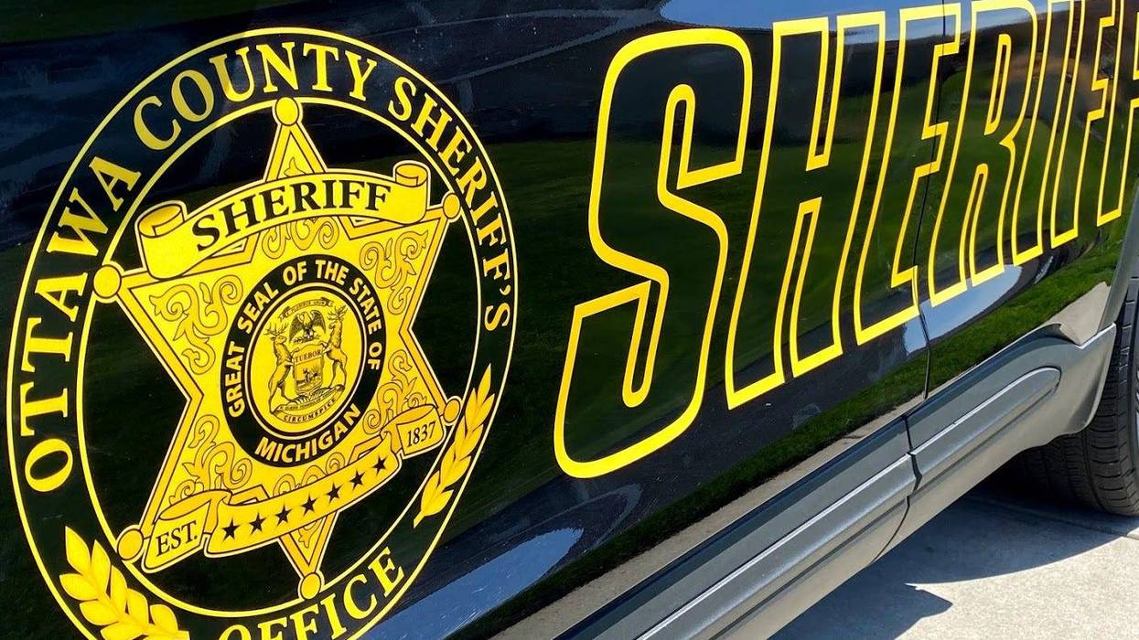 A young child has died at the scene of a crash involving a tractor on a farm west of Grand Rapids, the Ottawa Sheriff's Office reported on Monday.