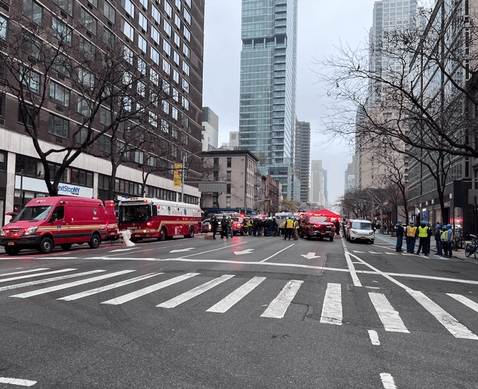 A zone was being established by an interagency team at East 52nd Street and Second Avenue.