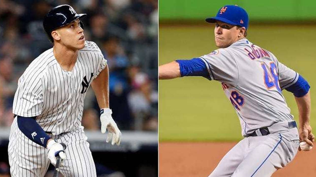 Aaron Judge and Jacob deGrom