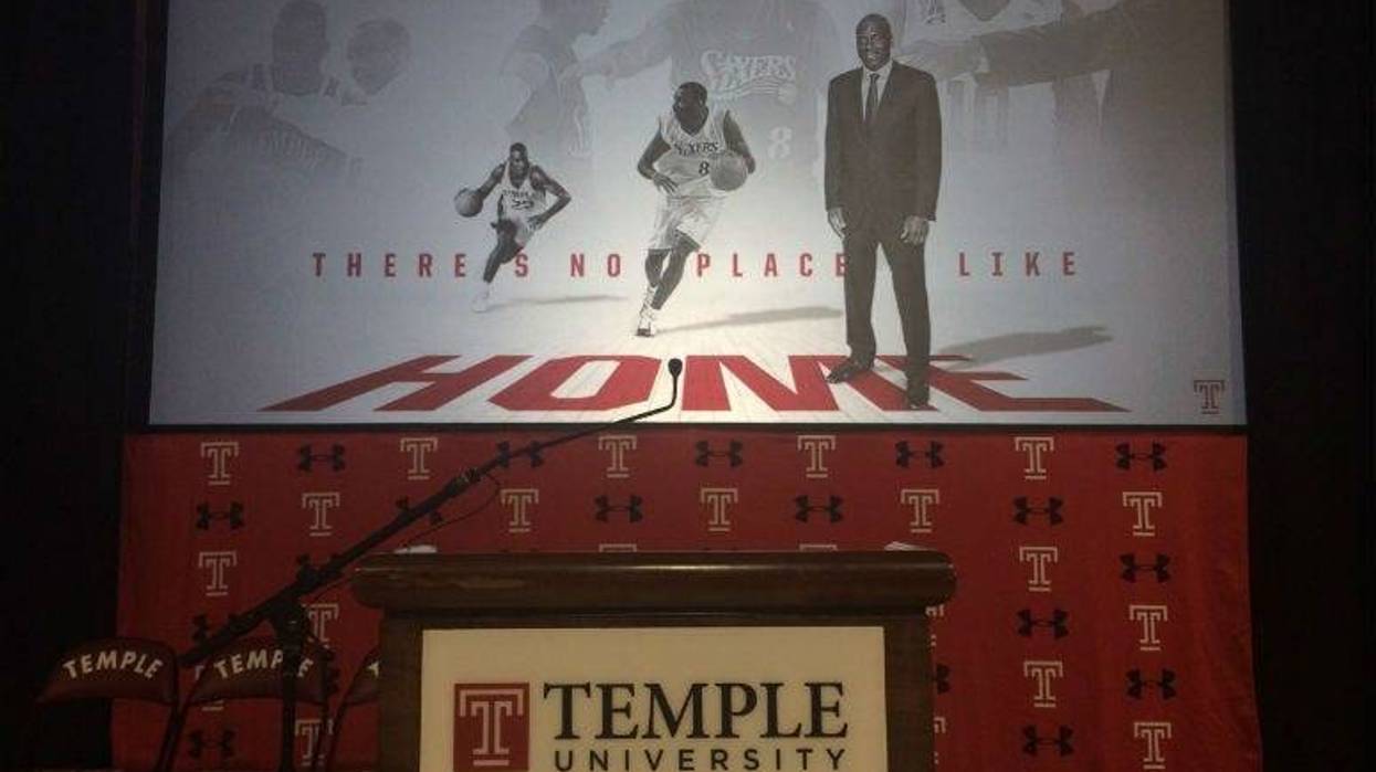 Aaron McKie was introduced as Temple's new head coach on Tuesday after working as an assistant coach last season.
