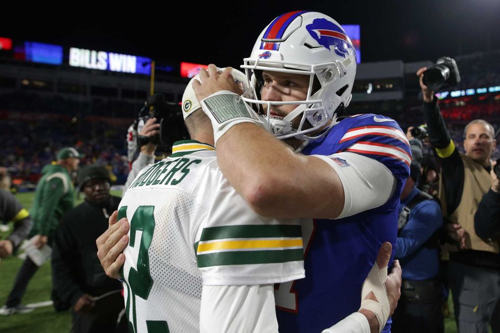 Aaron Rodgers and Josh Allen