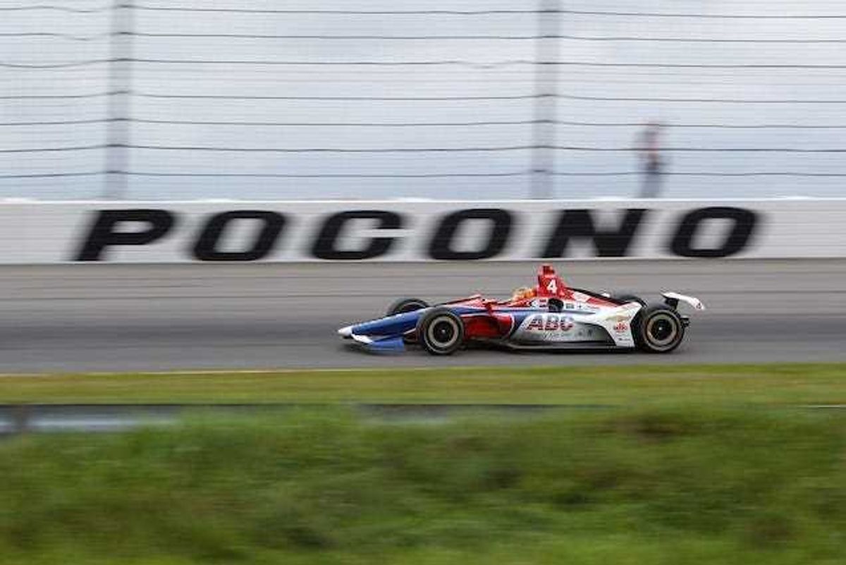 ABC Supply AJ Foyt Racing's Matteus Leist At Pocono Raceway