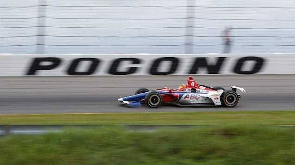 ABC Supply AJ Foyt Racing's Matteus Leist At Pocono Raceway