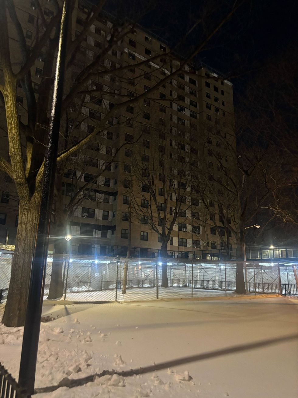 About 300 residents have been displaced by the fire