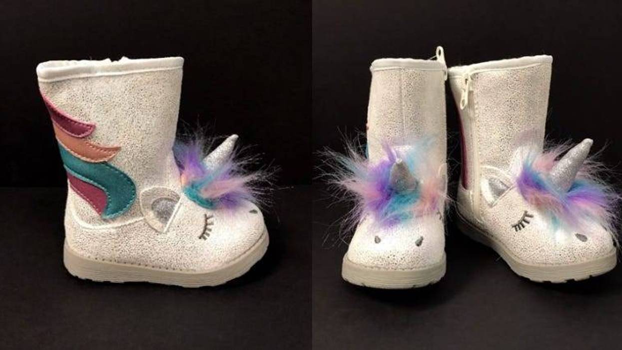 About 33,600 Cat & Jack Unicorn "Chiara" Boots have been recalled.