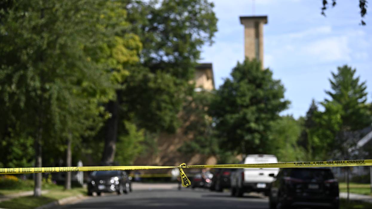 According to Minneapolis Police, a gunman fired through the windows of the Annunciation Church at worshippers sitting in pews during a Catholic school Mass, killing two children and injuring at least 17 others. The gunman reportedly died at the scene from a self-inflicted gunshot wound.