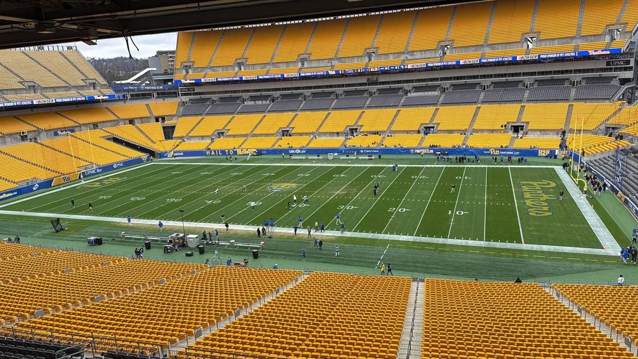 Acrisure Stadium empty before Pitt game