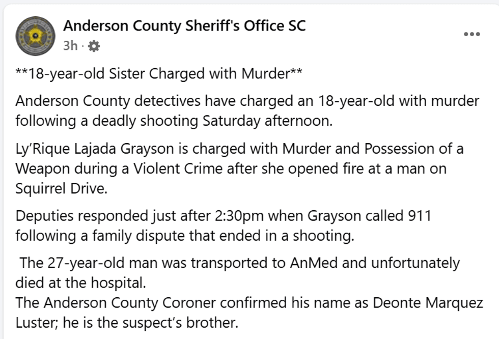ACSO Facebook Page