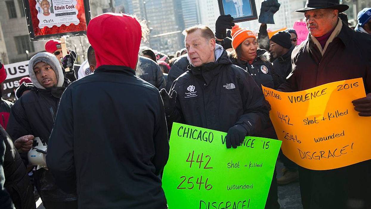 Activists Protest Chicago Police Department, Rahm Emanuel