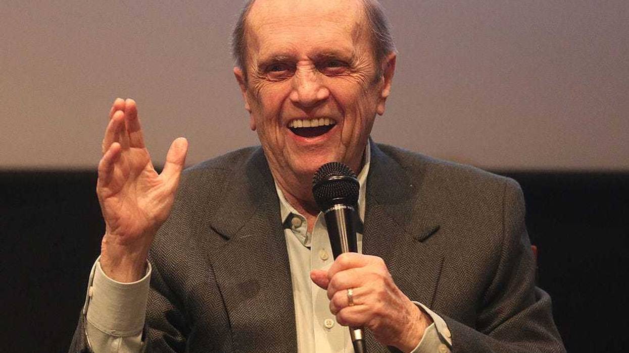 Actor Bob Newhart speaks during "The Big Bang Theory" Special Screening and Panel Discussion at the Landmark Nuart Theatre on April 16, 2014 in Los Angeles, California.
