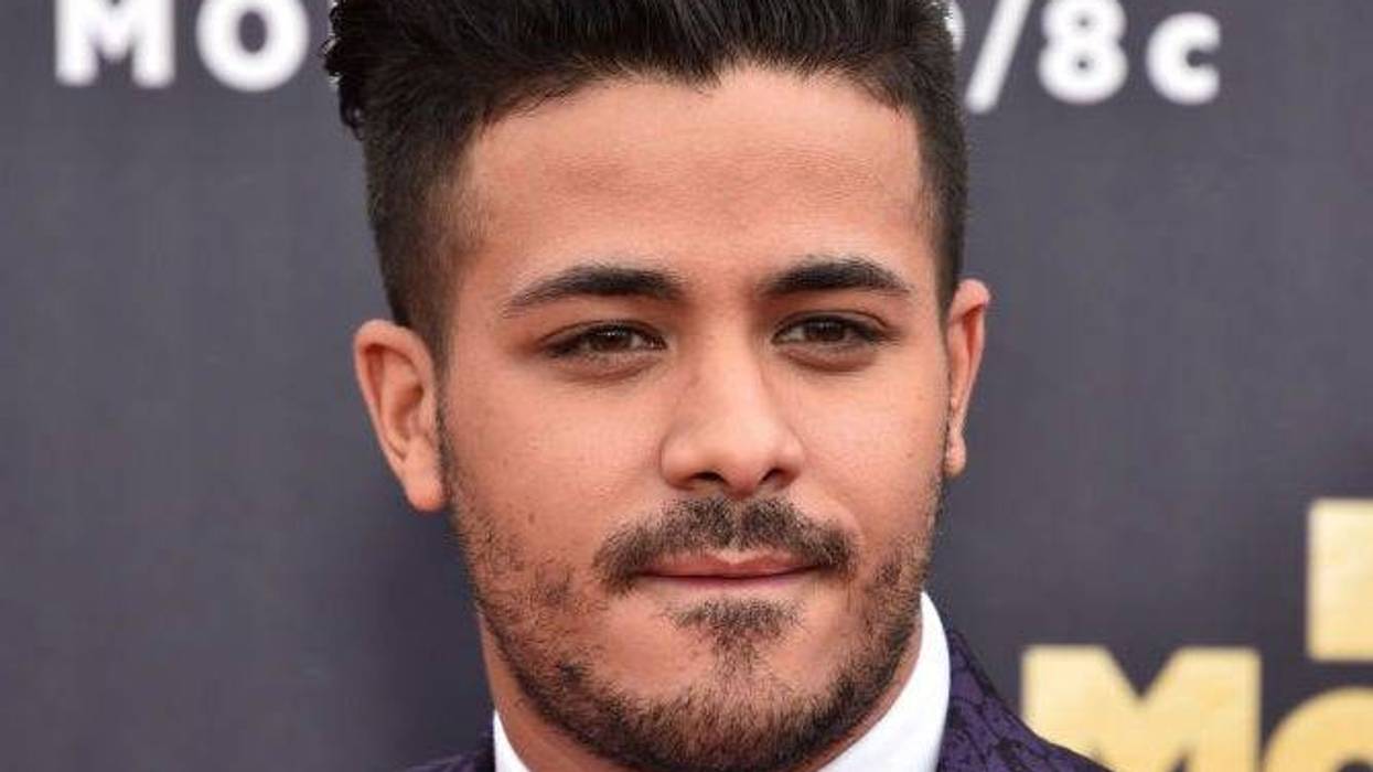 Actor Christian Navarro attends the 2018 MTV Movie And TV Awards at Barker Hangar on June 16, 2018 in Santa Monica, California.