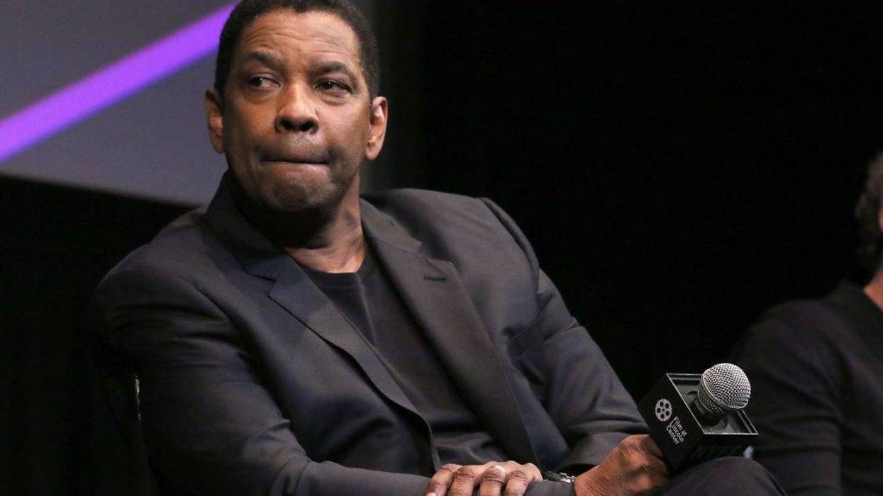 Actor Denzel Washington attends a press conference for the 59th New York Film Festival opening night screening of The Tragedy Of Macbeth at The Film Society of Lincoln Center, Walter Reade Theatre on September 24, 2021