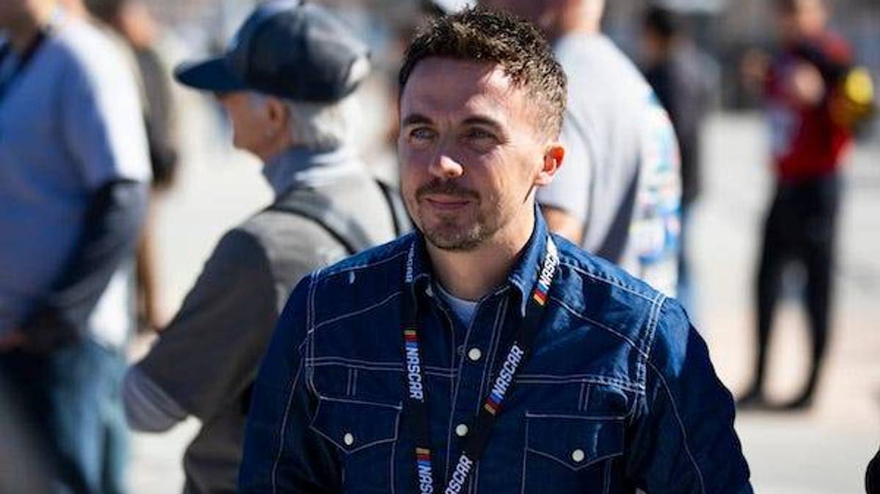 Actor Frankie Muniz in attendance of NASCAR Cup Series practice for the NASCAR championship race