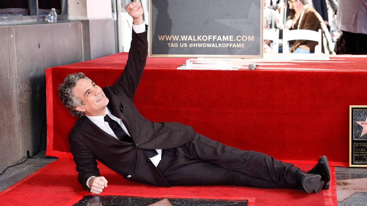 Actor Mark Ruffalo is honored with a star on The Hollywood Walk of Fame on February 08, 2024 in Hollywood, California.