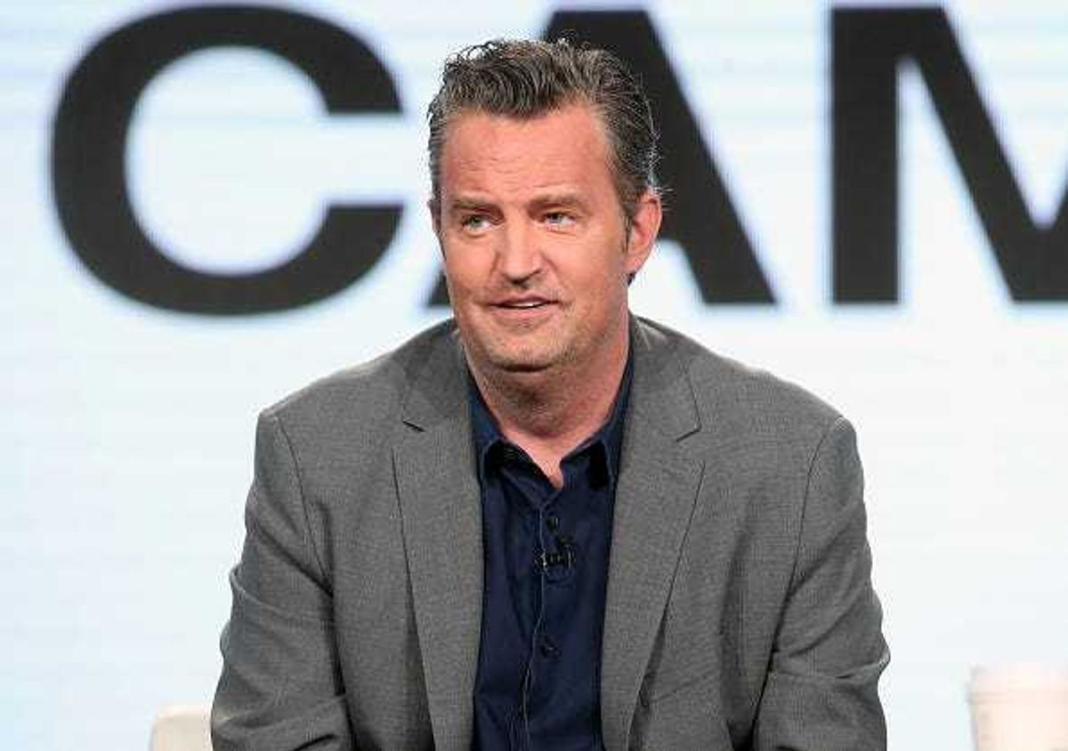 Actor Matthew Perry of the television show 'The Kennedys - After Camelot' speaks onstage during the REELZChannel portion of the 2017 Winter Television Critics Association Press Tour at the Langham Hotel on January 13, 2017 in Pasadena, California.