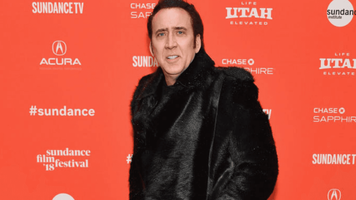 Actor Nicolas Cage attends the 'Mandy' Premiere during the 2018 Sundance Film Festival at Park City Library on January 19, 2018 in Park City, Utah